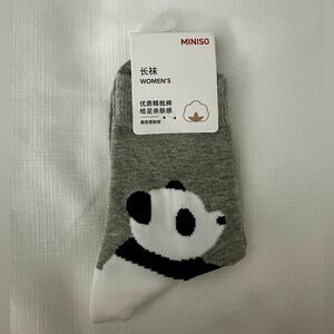 Miniso Panda socks BNWT
